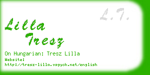 lilla tresz business card